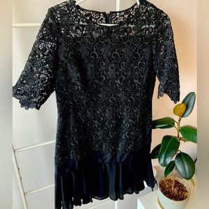 Max studio lace little black dress